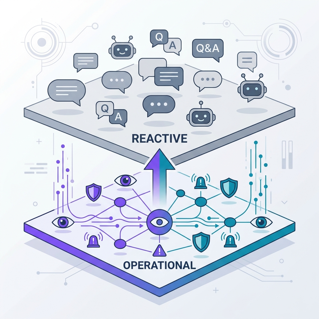 Operational vs Reactive AI layers